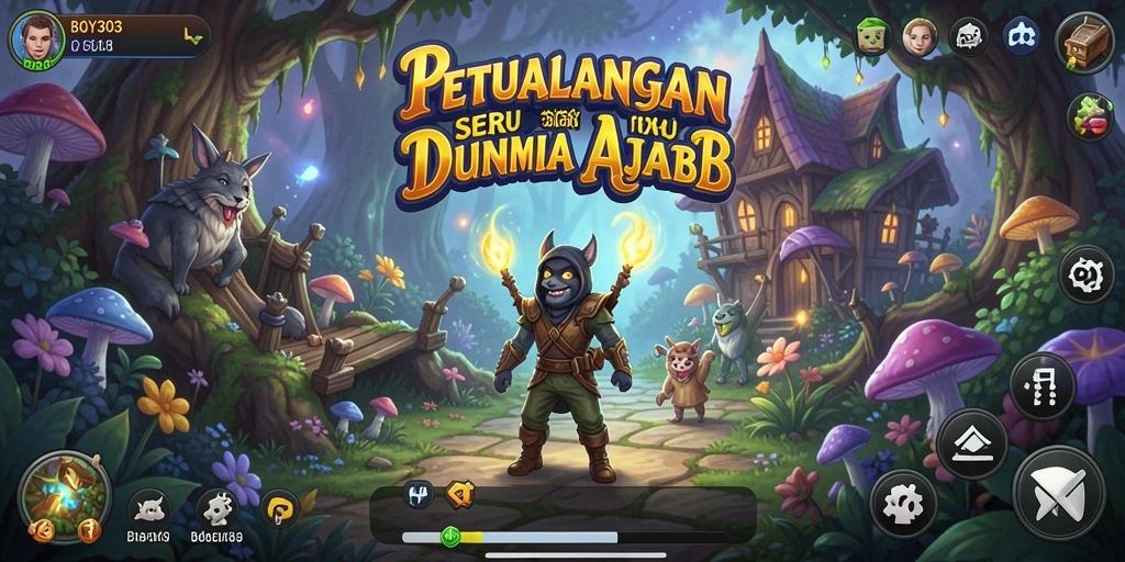 Screenshot dari gameplay BOY303 di dunia petualangan yang menakjubkan.