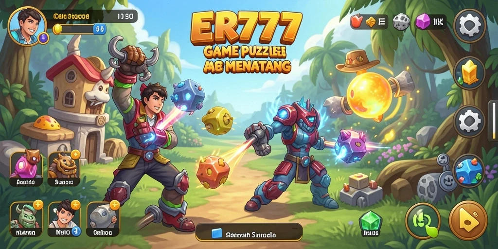 Screenshot gameplay ER777 menampilkan pengalaman puzzle yang menarik.