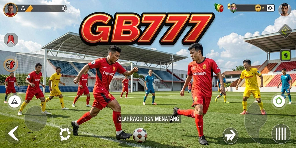 Tampilan gameplay seru dari GB777 dengan aksi olahraga yang mendebarkan.