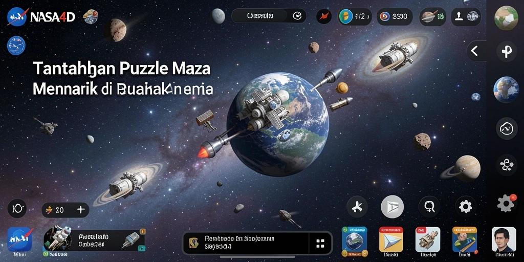 Gameplay menegangkan dalam <strong>NASA4D</strong> dengan teka-teki luar angkasa.