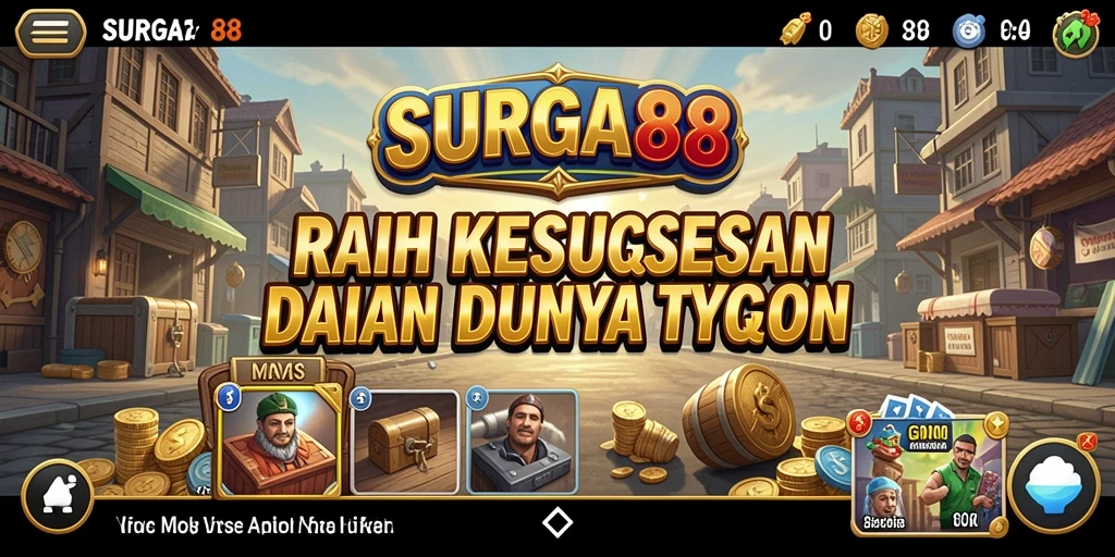 Tampilan luar biasa dari gameplay SURGA88 yang mendebarkan.