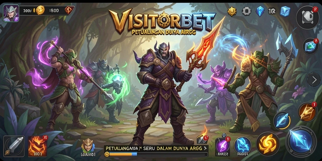 Tampilan gameplay seru dalam dunia petualangan ARPG.